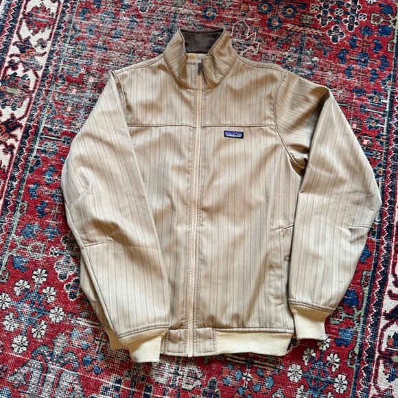 Patagonia Other - Patagonia, pin strip "bomber" jacket. Men's M, Tan